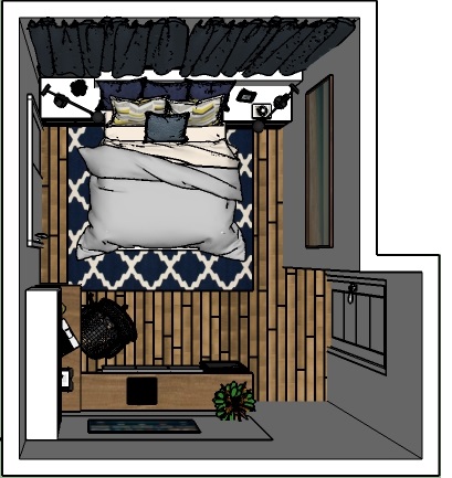 Suite com closet