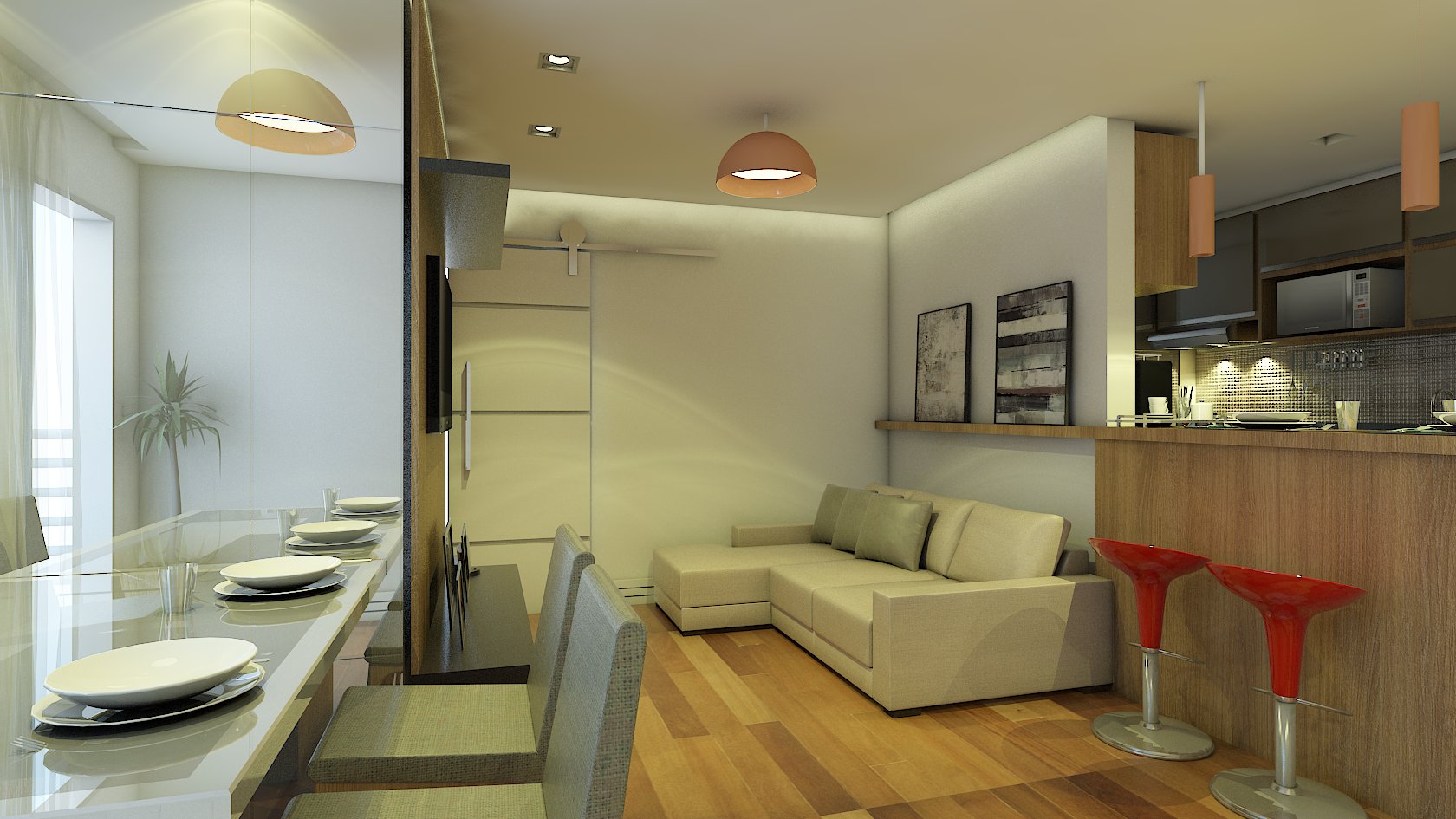 Vista 2 sala curved