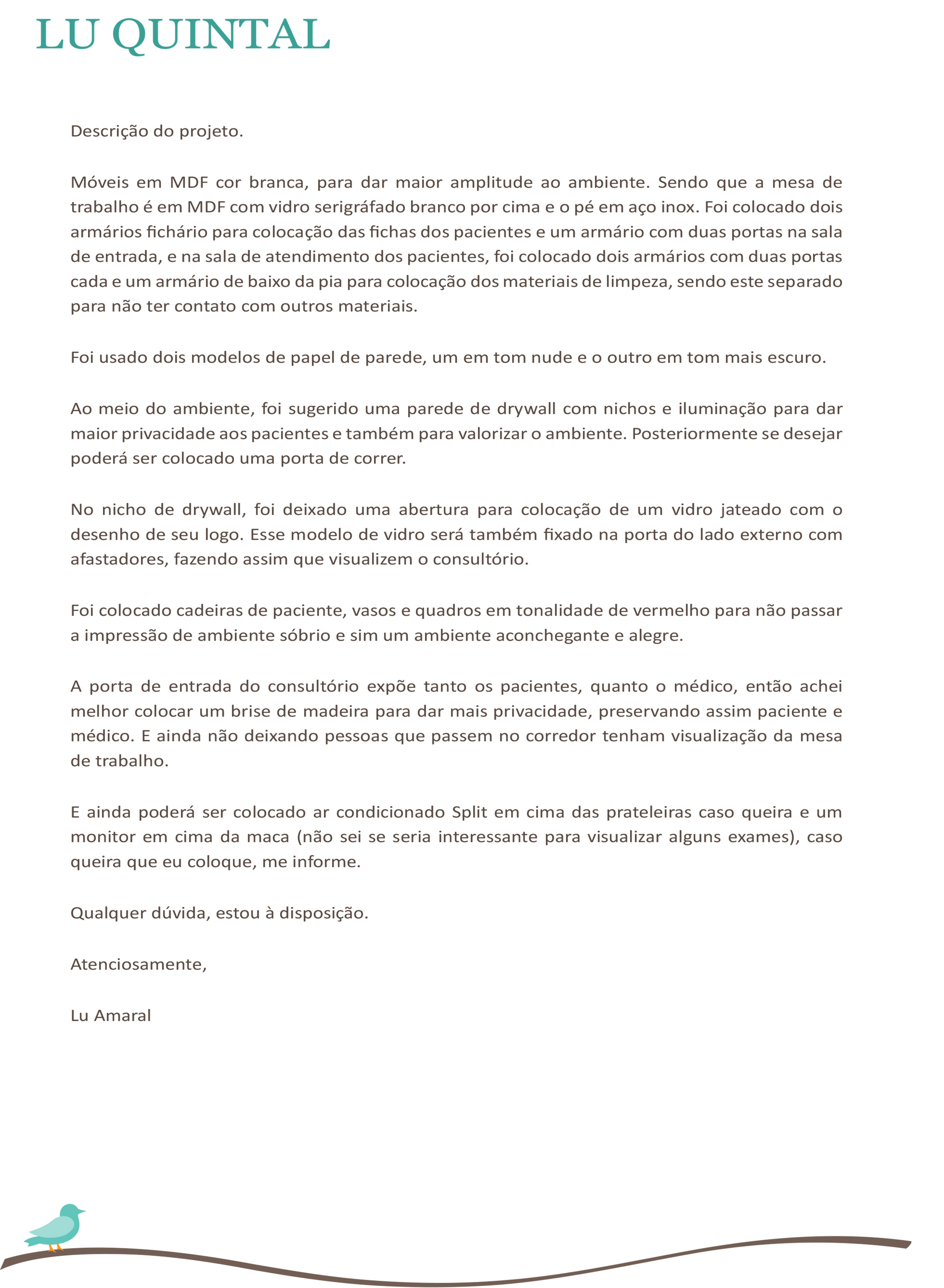 Proposta do projeto escritorio cardiologia
