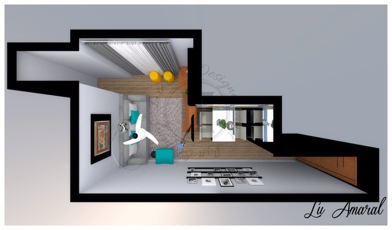 Render planta arquitetonica